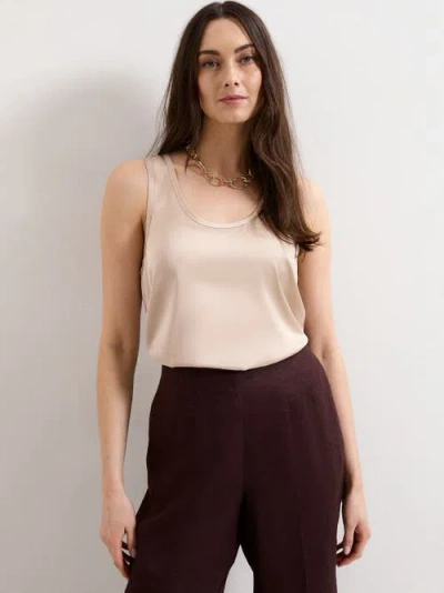 Phase Eight Edie Satin Cami In Neutral