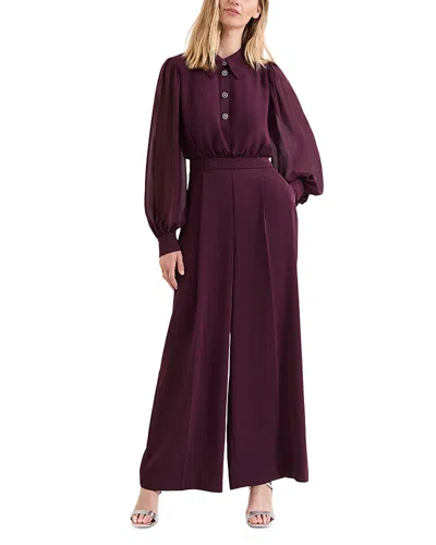 Phase Eight Emily Jumpsuit In Burgundy