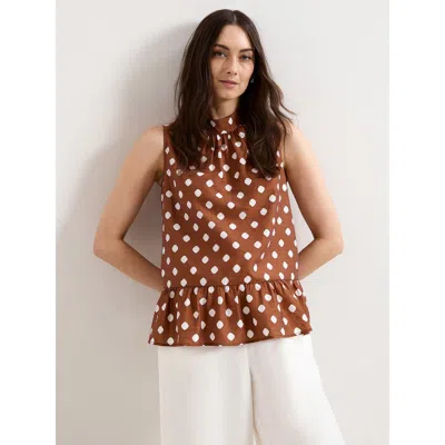 Phase Eight Indie Brown Blouse