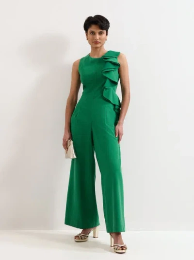 Phase Eight Jillian Wide Leg Jumpsuit In Green