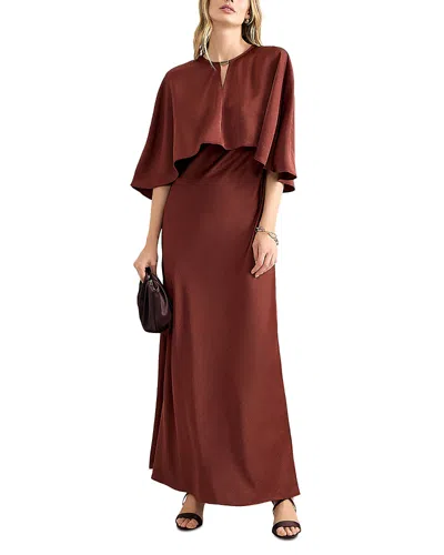 Phase Eight Joni Cape Maxi Dress In Multi