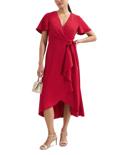 Phase Eight Julissa Wrap Dress In Red