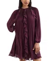 Phase Eight Layla Swing Dress In Burgundy