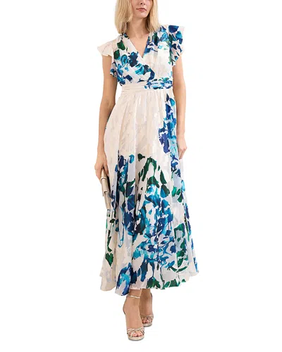Phase Eight Liana Blue Burnout Maxi Dress