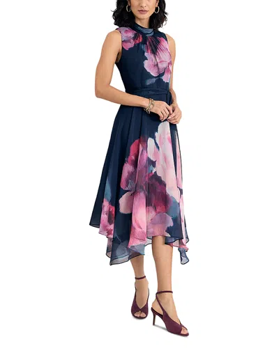 Phase Eight Lucinda Handkerchief Hem Midi Dress In Multi
