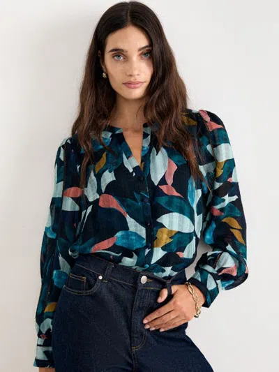 Phase Eight Lyla Petal Blouse In Multi