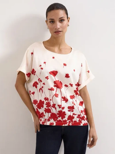 Phase Eight Marion Floral Print Top In Multi