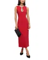 Phase Eight Milia Maxi Dress In Red