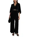 Phase Eight Myleen Velvet Jumpsuit In Black