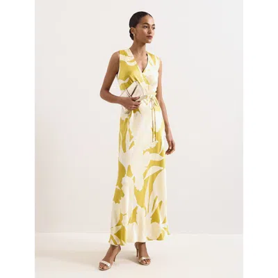 Phase Eight Paula Floral Maxi Dress In Yellow