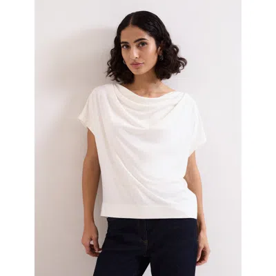 Phase Eight Priya Cowl Neck Top In Neutral