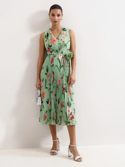 Phase Eight Simara Floral Dress In Green