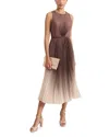 Phase Eight Simara Ombre Dress In Latte