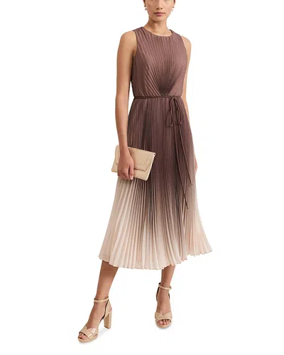 Phase Eight Simara Ombre Dress In Latte