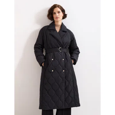 Phase Eight Sukie Maxi Puffer Coat In Black