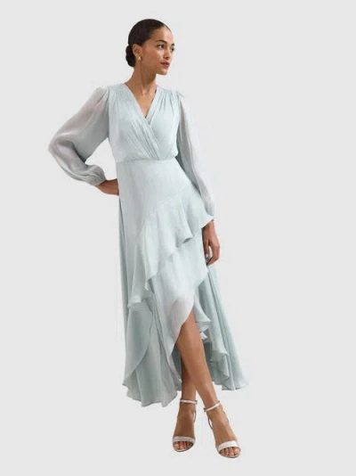 Phase Eight Sylvie V-neck Maxi Dress In Blue