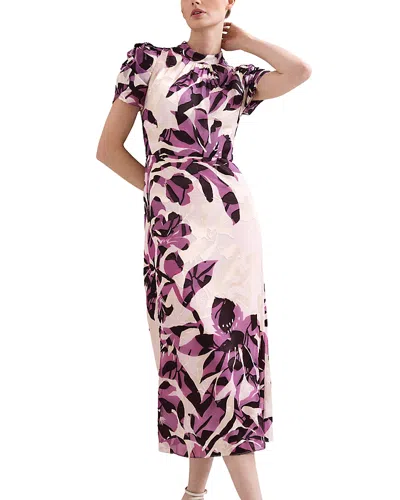 Phase Eight Tilly Floral Burnout Midi Dress In Multi