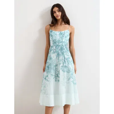 Phase Eight Velicia Floral Dress In Green