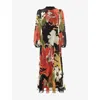 Phase Eight Womens Multi Petite Eve Floral Woven Maxi Dress In Multi
