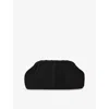 Phase Eight Womens Black Suede Clutch Bag In Black