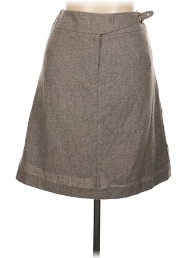 Pre-owned Phase Eight Wool Skirt In Gray