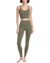 Phat Buddha 2pc Bra & Legging Set In Green