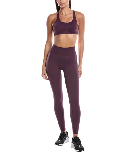Phat Buddha 2pc Bra & Legging Set In Purple
