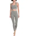 Phat Buddha 2pc Bra & Pant Set In Gray