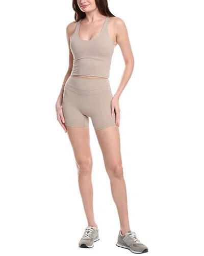 Phat Buddha 2pc Top & Pant Set In Brown