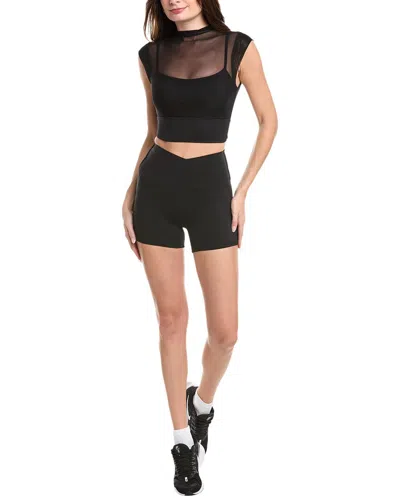 Phat Buddha 2pc Top & Short Set In Black