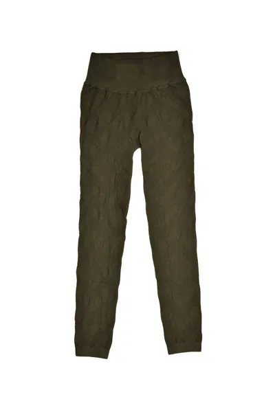 Phat Buddha Chevron Skinny Leggings In Olive In Multi