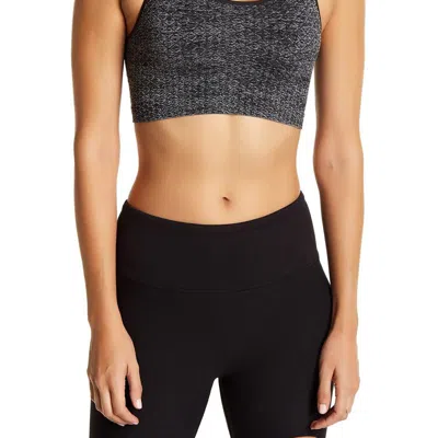 Phat Buddha Women Liv Avenue C Sports Bra In Black In Grey