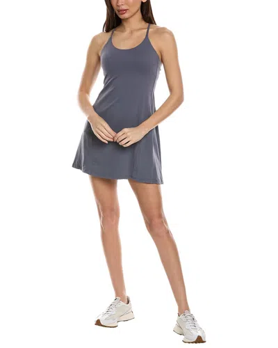 Phat Buddha The Great Lawn Sleeveless Mini Dress & Short Set In Grey