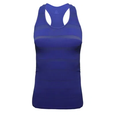 Phat Buddha York Racerback Tank In Blue