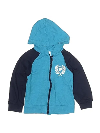 Pre-owned Phat Farm Kids' Zip Up Hoodie In Blue