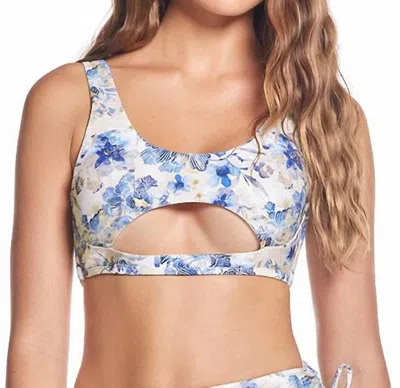 Phax Garden Cut Out Top In Sky In Blue