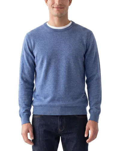 Phenix 100% Cashmere Crewneck Sweater In Blue