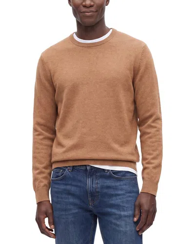 Phenix 100% Cashmere Crewneck Sweater In Brown