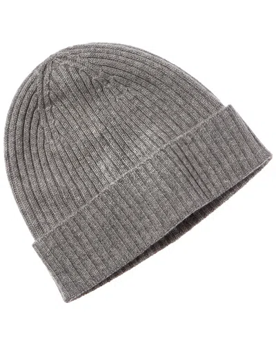 PHENIX PHENIX 2X2 RIBBED CUFFED CASHMERE BEANIE