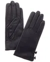 PHENIX PHENIX BOW CASHMERE-LINED LEATHER GLOVES