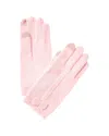 Phenix Placed Cable Touch Tech Cashmere Gloves In Pink