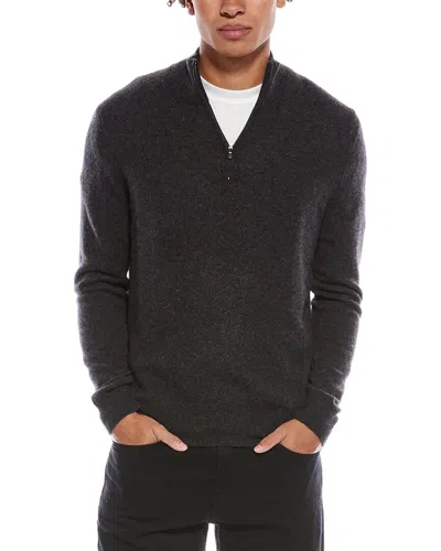 PHENIX PHENIX CASHMERE 1/4-ZIP MOCK SWEATER