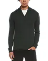 Phenix Cashmere 1/4-zip Mock Sweater In Multi