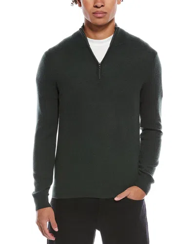 Phenix Cashmere 1/4-zip Mock Sweater In Multi