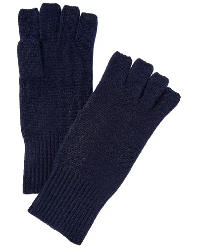 Phenix Cashmere Fingerless Gloves In Blue