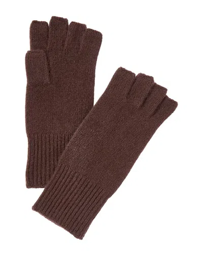 Phenix Cashmere Fingerless Gloves In Brown