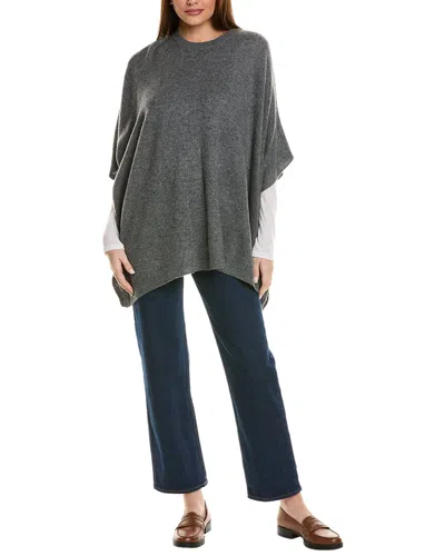 Phenix Cashmere Poncho In Grey