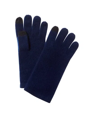 Phenix Cashmere Tech Gloves In Blue
