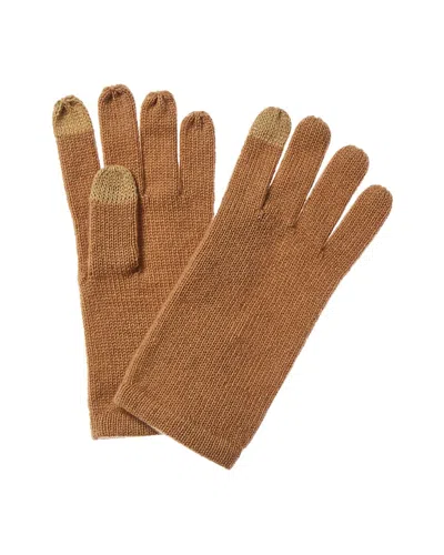 Phenix Cashmere Tech Gloves In Brown