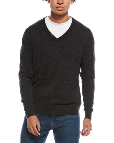 Phenix Cashmere V-neck Sweater In Black